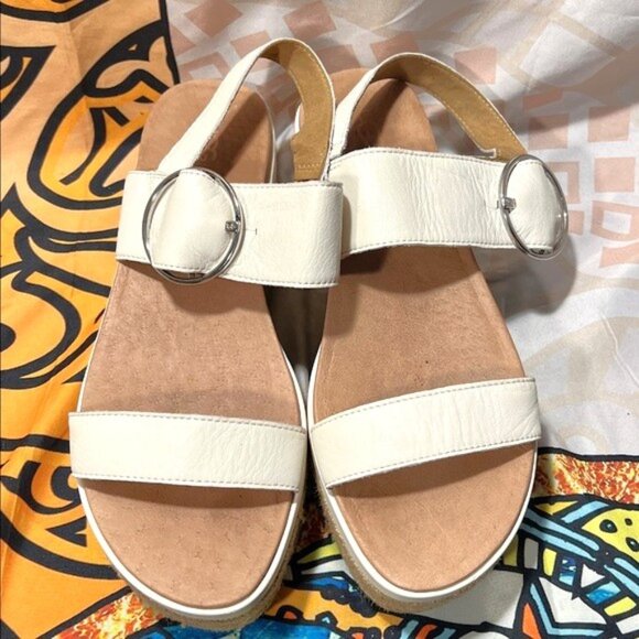 UGG April Espadrille Wedge Platform Sandals - Size 10 - Picture 1 of 8